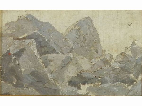 Raffaello Sernesi attribuito - Mountains