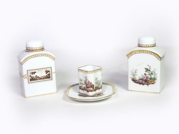 A Porcelain Curio Lot, Richard Ginori Manufacture