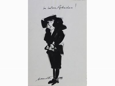 La Contessa Rubechen! 1919 e Studio di Figure