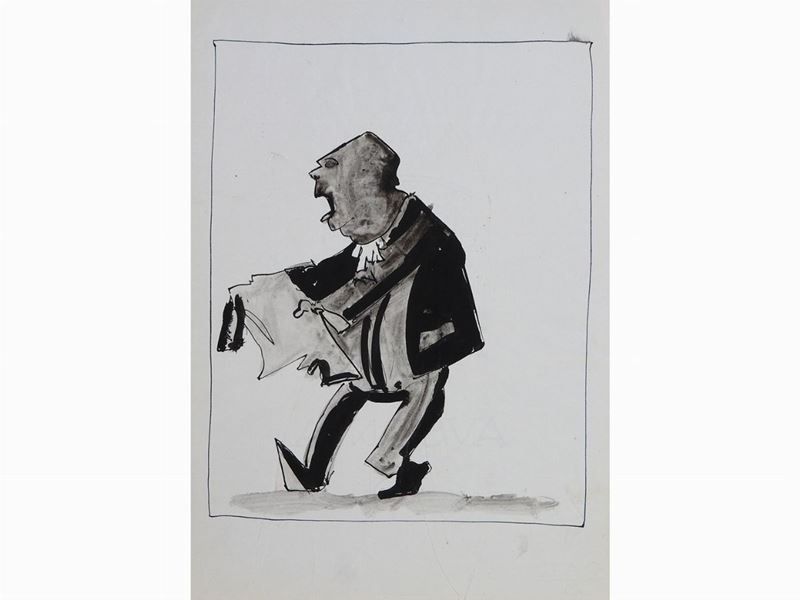 Neri Nannetti - Torna al Tuo Paesello! 1914 e Caricatura
