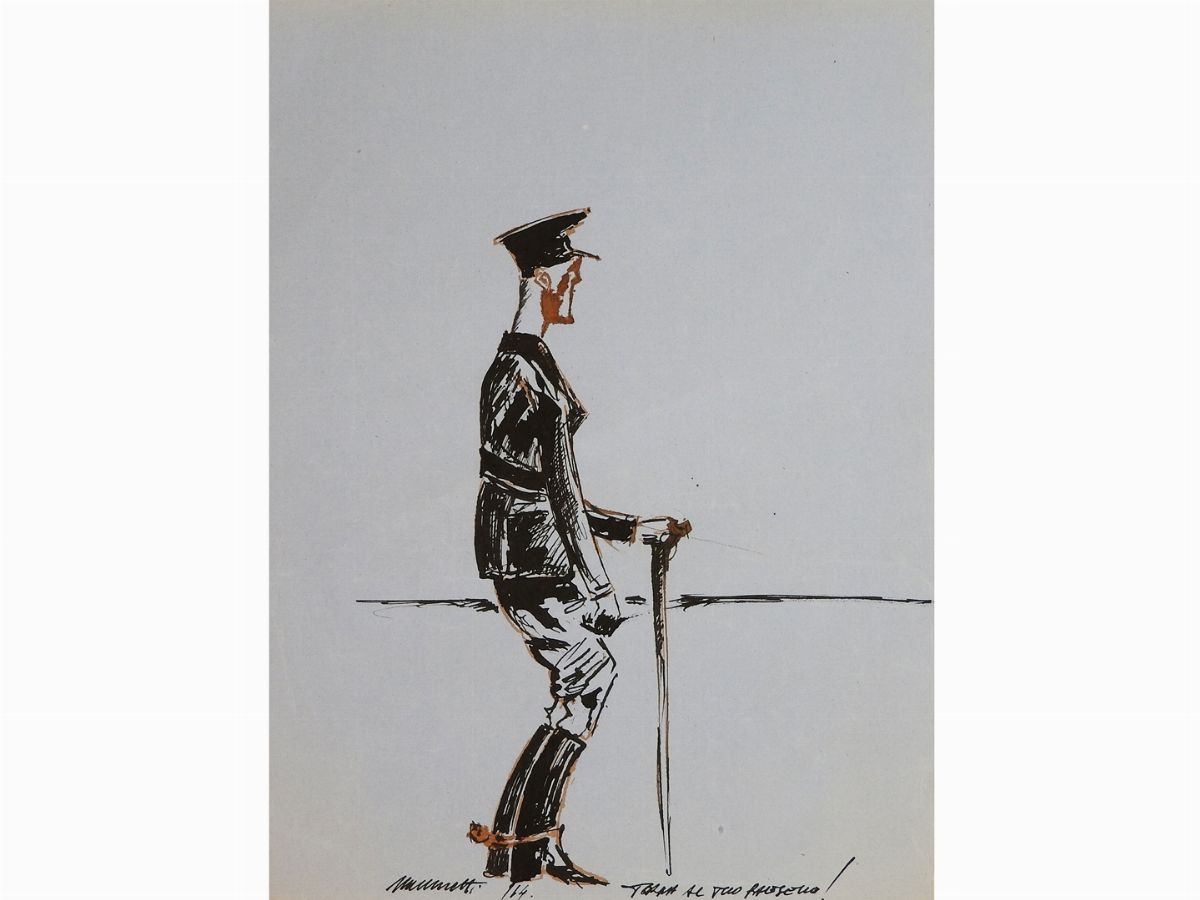 Neri Nannetti - Torna al Tuo Paesello! 1914 e Caricatura