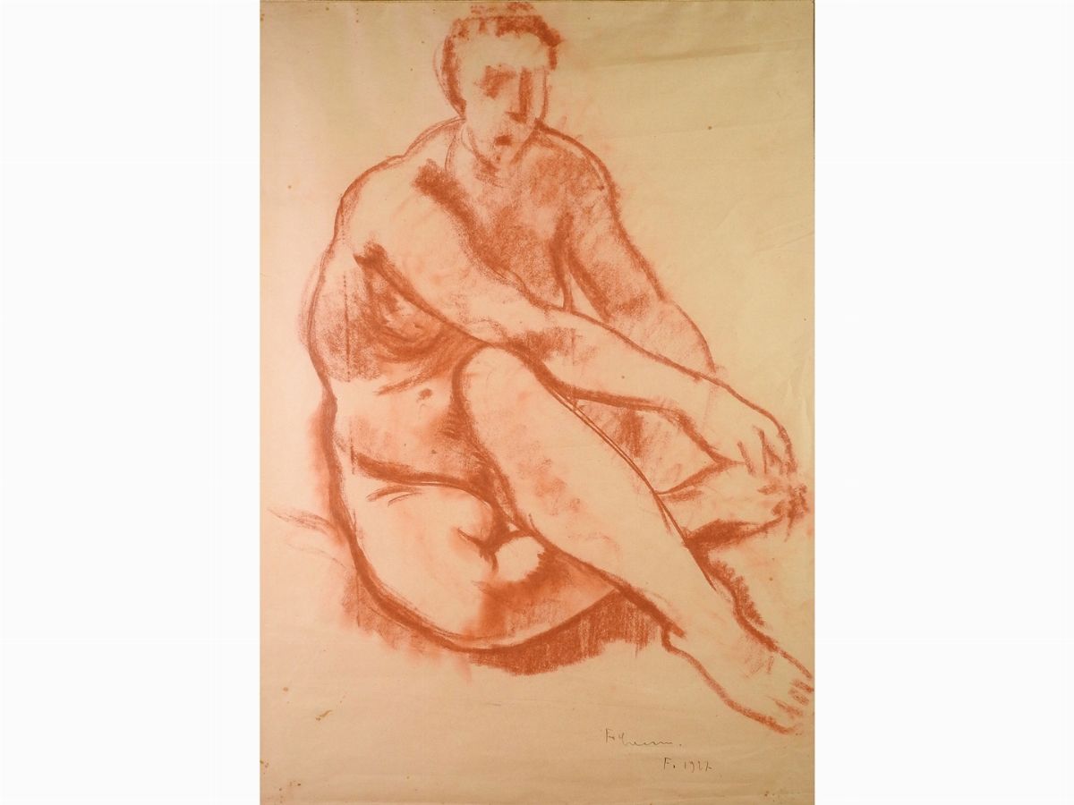 Felice Carena - Nudi Maschili Anni Venti