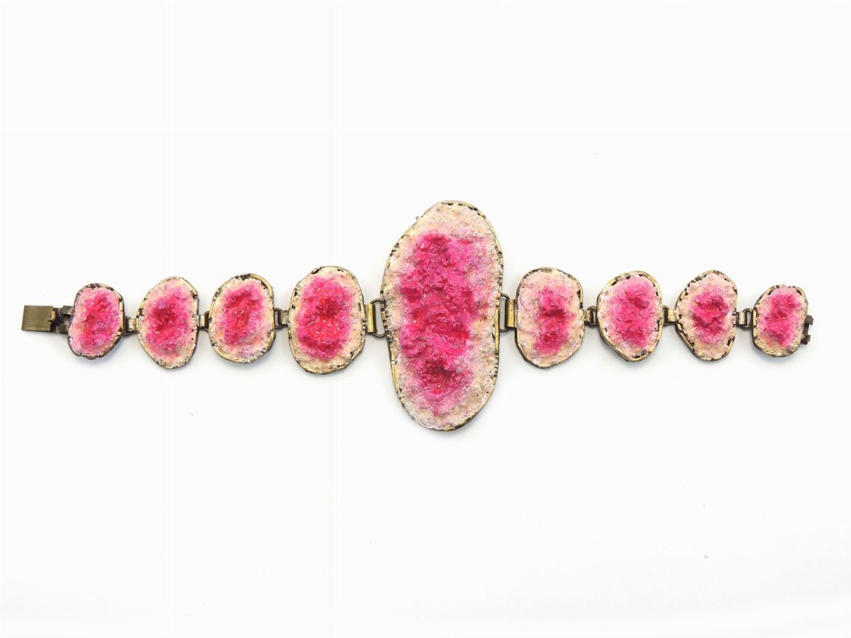 Demi Parure in Metallo Brunito e Gesso, Gianmarco Venturi