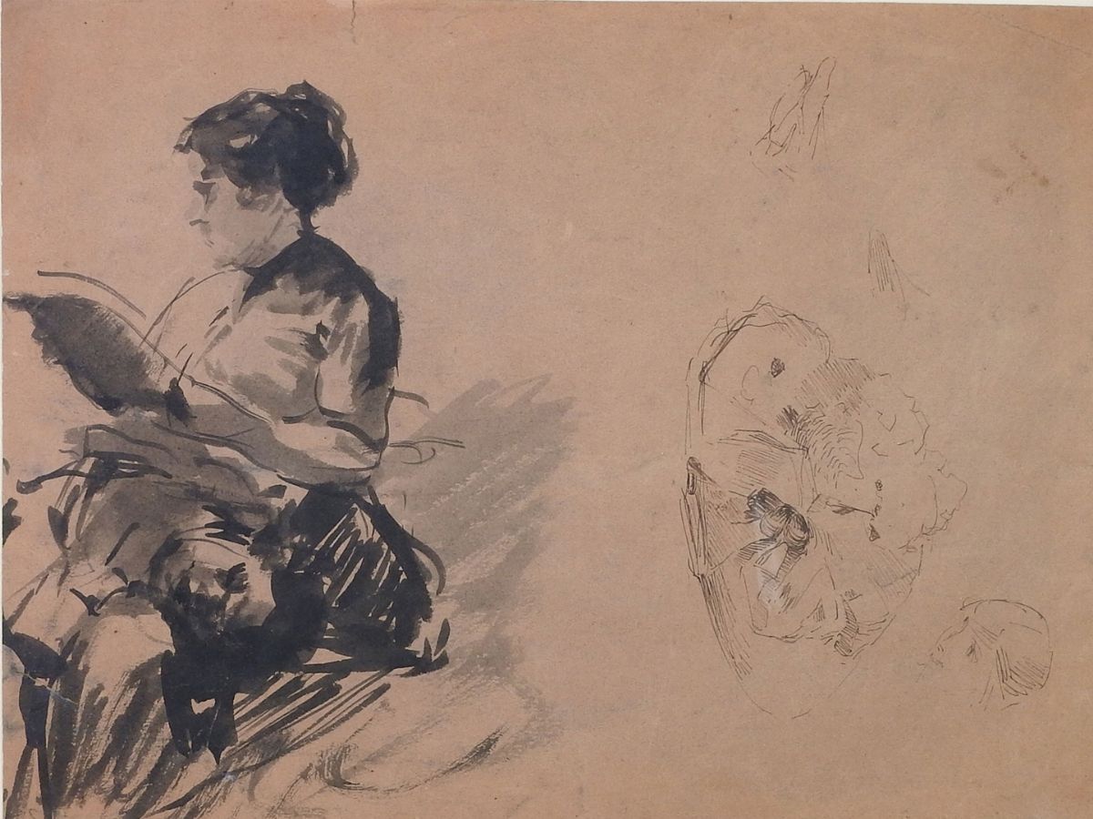 Cipriano Mannucci - Studi di Figure