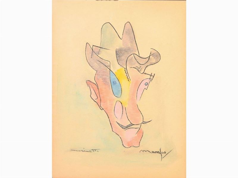 Antonio Marasco - Ritratto di Marinetti