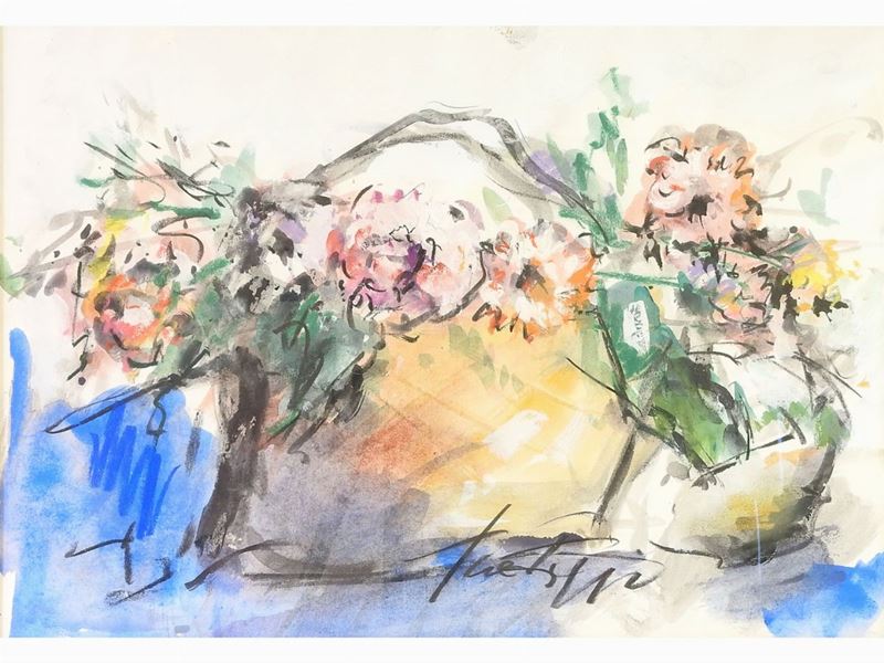 Sergio Scatizzi - Natura Morta con Fiori