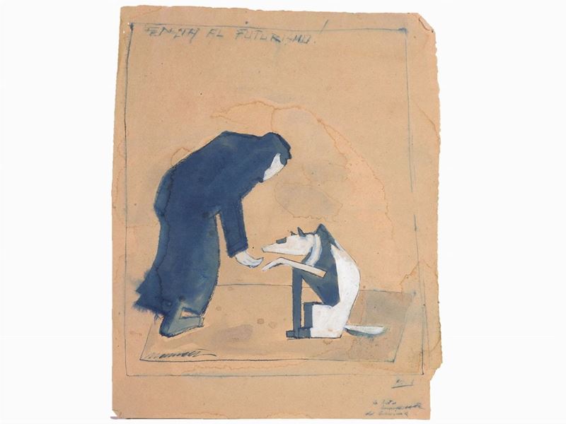 Neri Nannetti - Fedeltà al Futurismo e Caricatura