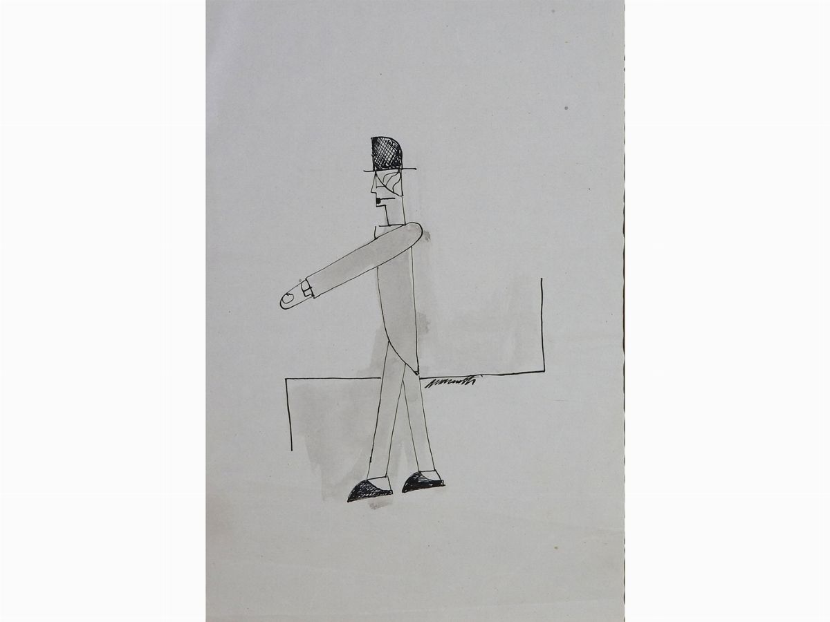 Neri Nannetti - Fedeltà al Futurismo e Caricatura