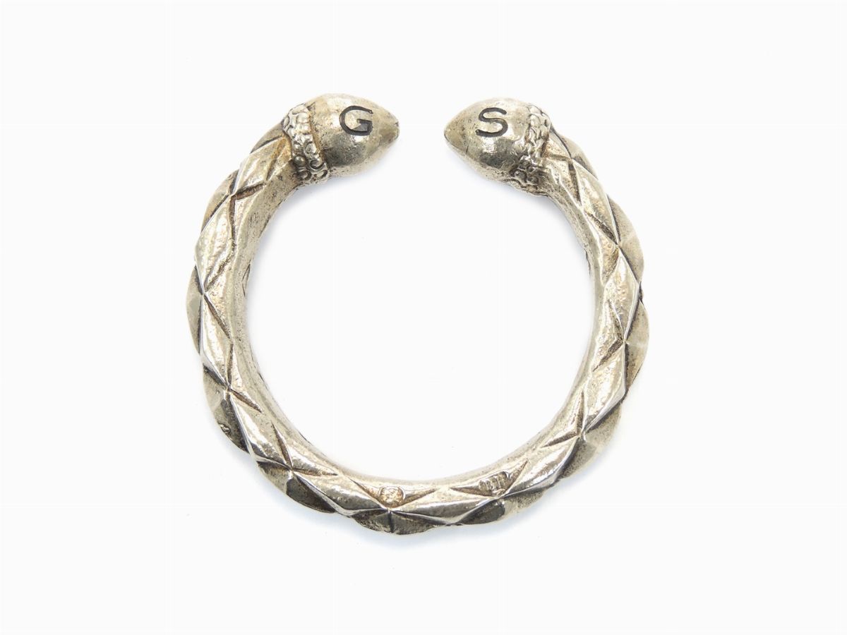 Bracciale Rigido in Argento, Brandimarte