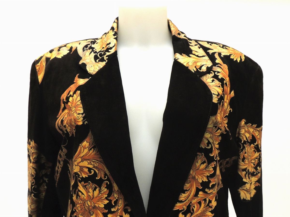 Giacca in Camoscio Nero, Roberto Cavalli