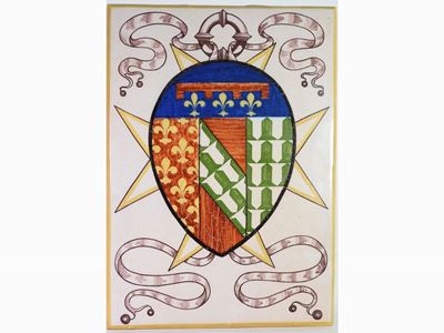 Placca in Ceramica Policroma