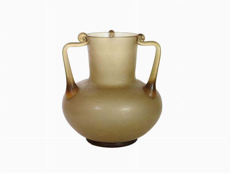 Vaso in Vetro Soffiato Iridato