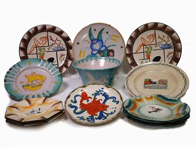 Lotto di Oggetti in Ceramica e Terraglia