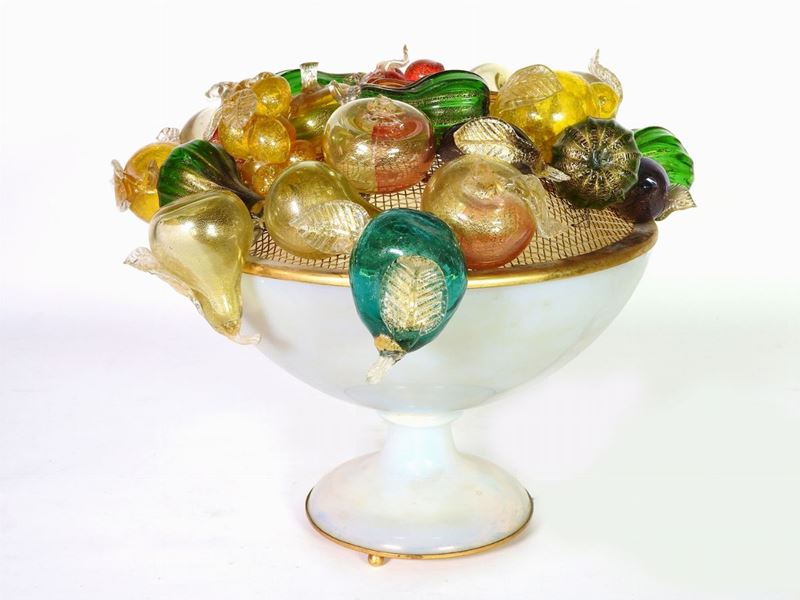 Lampada in Vetro Opalescente