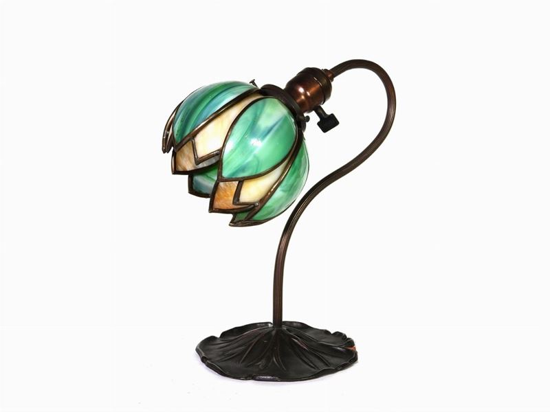Lampada da Tavolo in Metallo Stampato