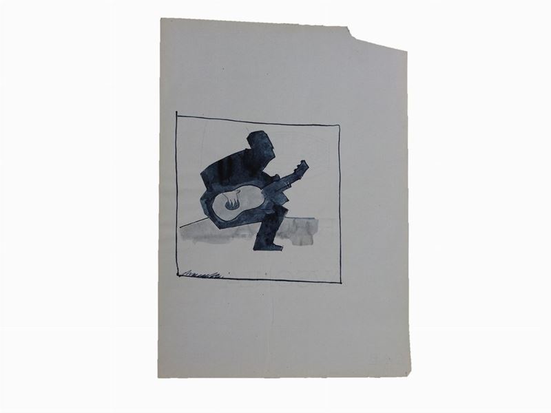 Neri Nannetti - Spazziamoli Via! - Personaggio con Chitarra
