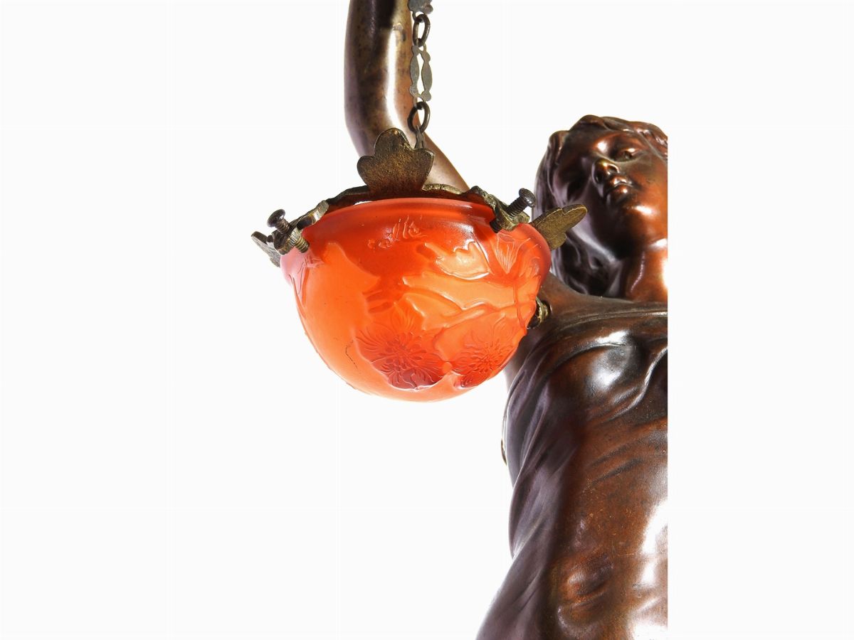 Adrien Étienne Gaudez - Figura Femminile in Bronzo