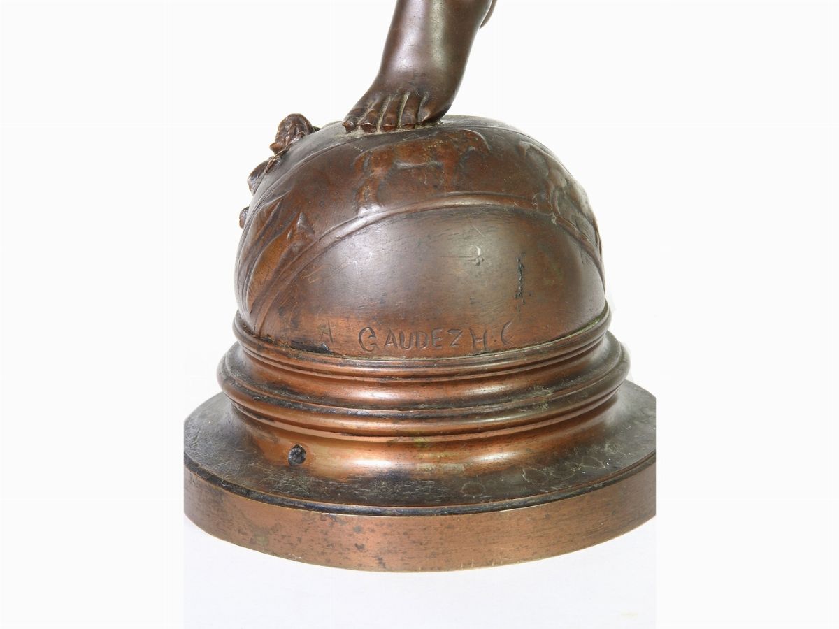 Adrien Étienne Gaudez - Figura Femminile in Bronzo