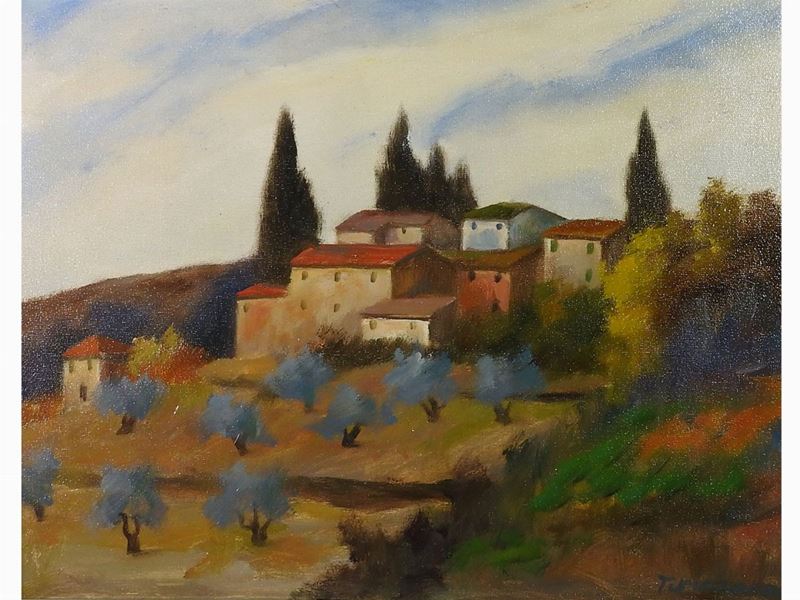 Nino Tirinnanzi - Paesaggio Toscano
