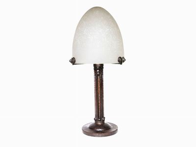 Lampada da Tavolo in Ferro Forgiato