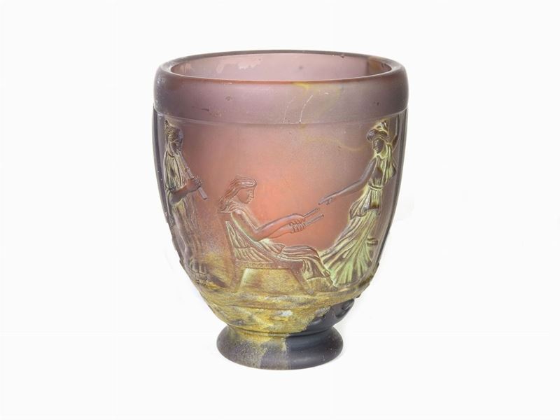 Georges De Feure - Vaso in Pasta Vitrea