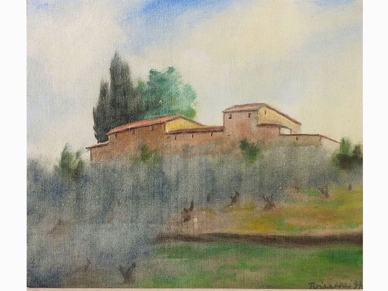 Nino Tirinnanzi - Paesaggio Toscano 1975