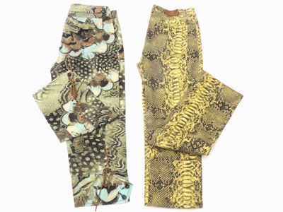 Due Pantaloni in Cotone, Roberto Cavalli