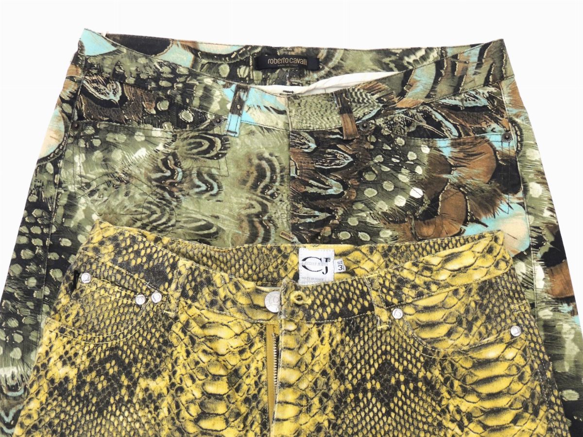 Due Pantaloni in Cotone, Roberto Cavalli