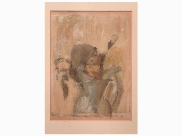 Mario Marcucci : Flowers in a Vase  ((1910-1992))  - Auction House sale: Art and Design in "Horto Antico" villa - III - III - Maison Bibelot - Casa d'Aste Firenze - Milano