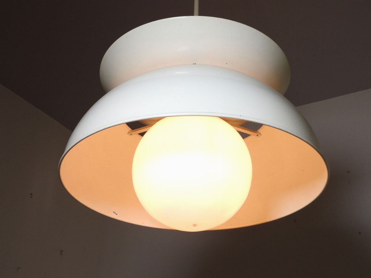 Lampadario di Design in Vetro Opalescente