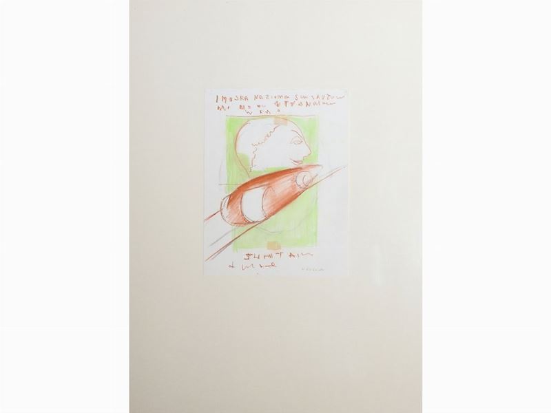 Ugo Guidi - Studi per la i Mostra Mercato Nazionale Dellauto da Corsa 1971