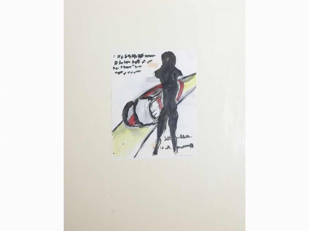 Ugo Guidi - Studi per la i Mostra Mercato Nazionale Dellauto da Corsa 1971