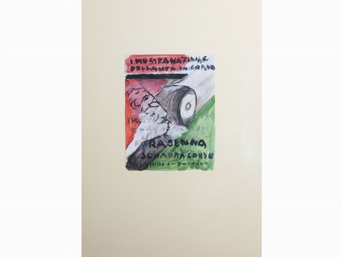 Ugo Guidi - Studi per la i Mostra Mercato Nazionale Dellauto da Corsa 1971