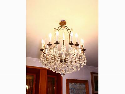 Coppia di Lampadari in Metallo