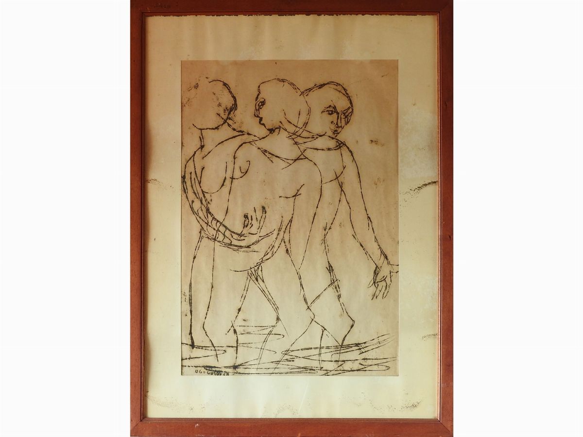 Ugo Guidi - Composizione con Figure 1968 e 1971
