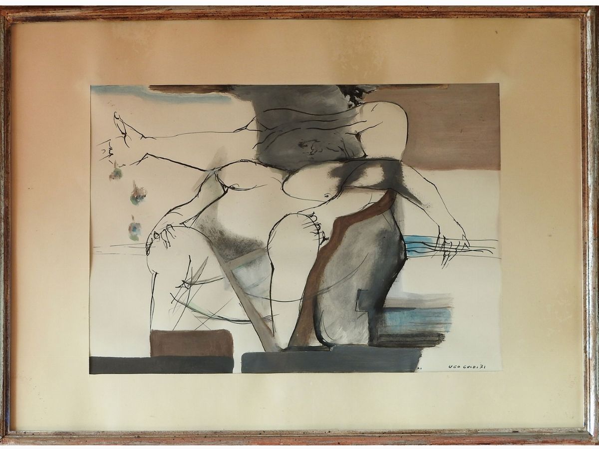 Ugo Guidi - Composizione con Figure 1968 e 1971