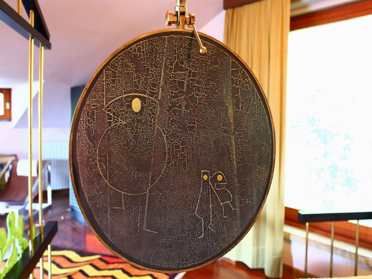 Max Ernst - Letto "gabbia" in Legno Laccato e Ottone, Produzione Mirabili