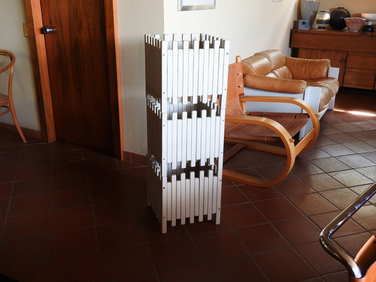 Ettore Sottsass - Tre Portavasi in Legno di Faggio, Produzione Poltronova 1962