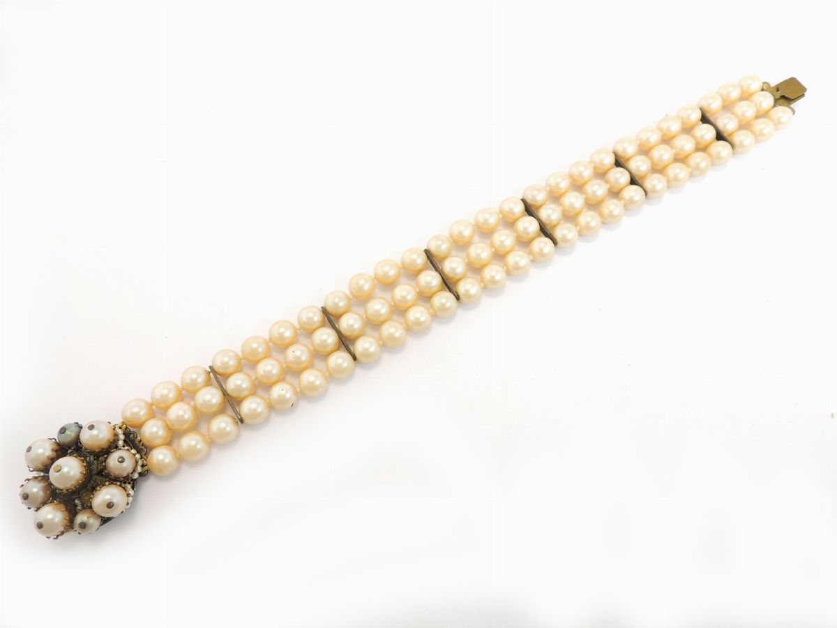Choker in Perle Simulate