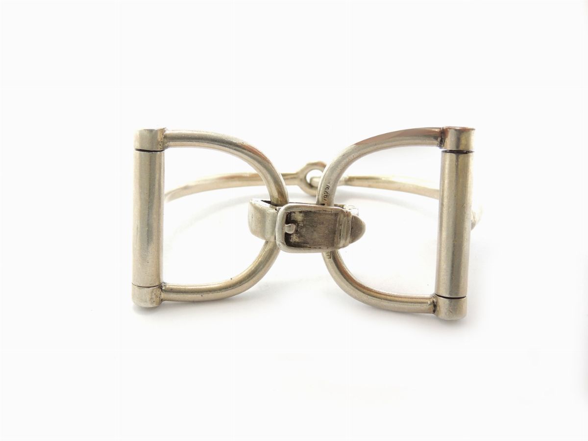 Bracciale Rigido in Argento, Gucci