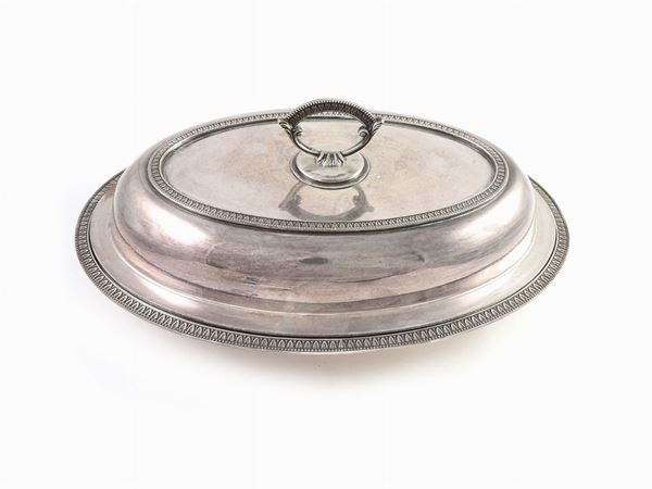 A Silver Vegetable Dish