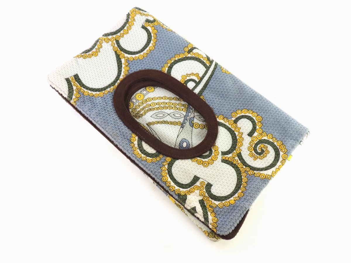 Borsa Shopper in Tessuto Operato, Emilio Pucci