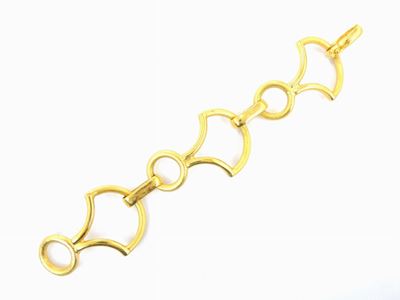 Bracciale in Metallo Dorato e Satinato, Bijoux Cascio