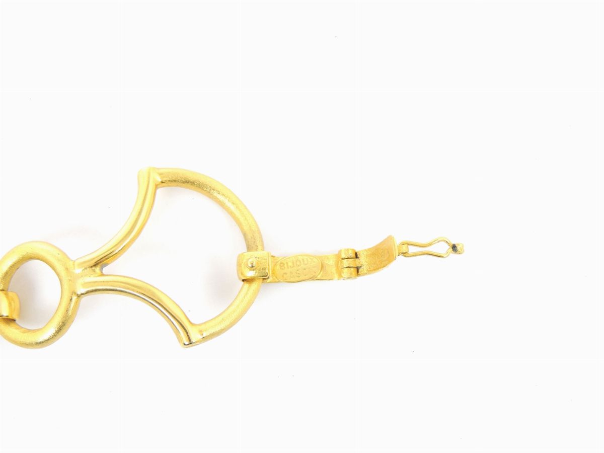 Bracciale in Metallo Dorato e Satinato, Bijoux Cascio