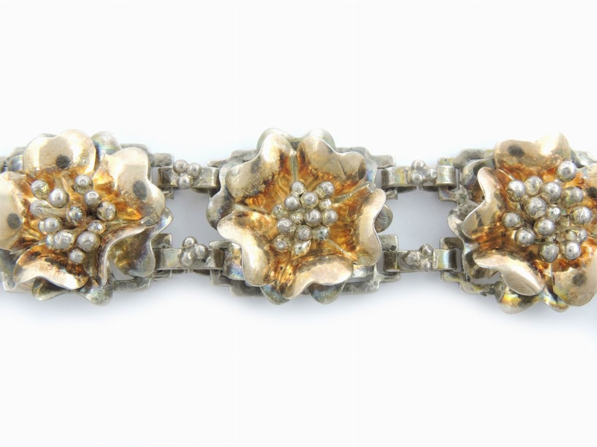 Bracciale in Metallo Sterling Dorato, Hobè