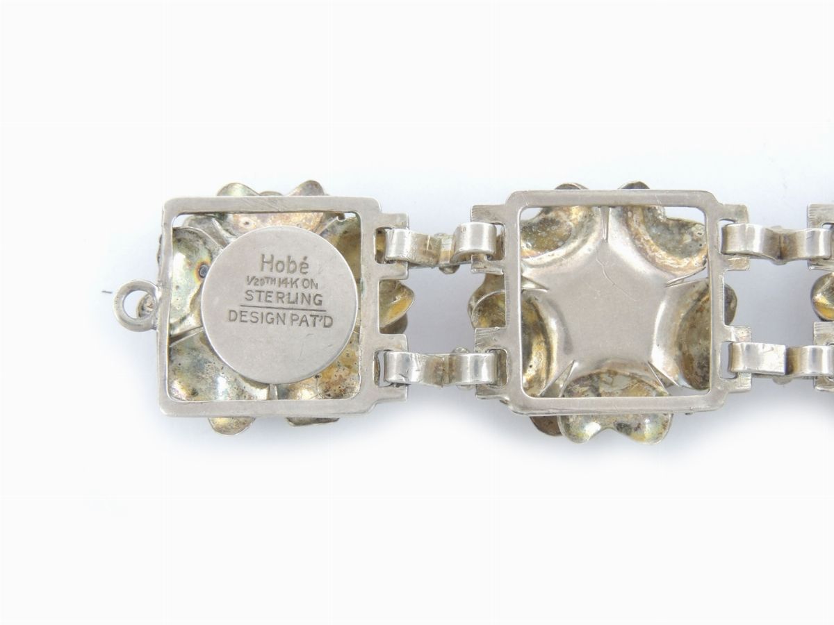 Bracciale in Metallo Sterling Dorato, Hobè