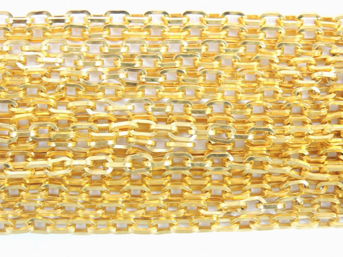 Bracciale in Metallo Dorato, Karl Lagerfeld