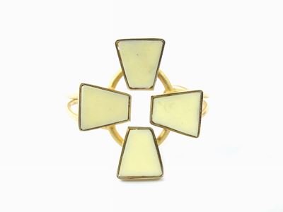 Bracciale in Metallo Dorato e Resina, Bijoux Cascio