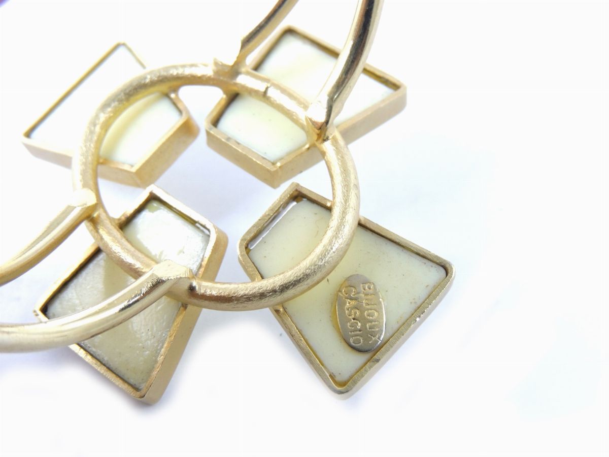 Bracciale in Metallo Dorato e Resina, Bijoux Cascio