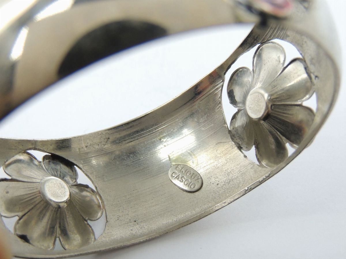 Parure in Metallo Argentato e Smalti, Bijoux Cascio